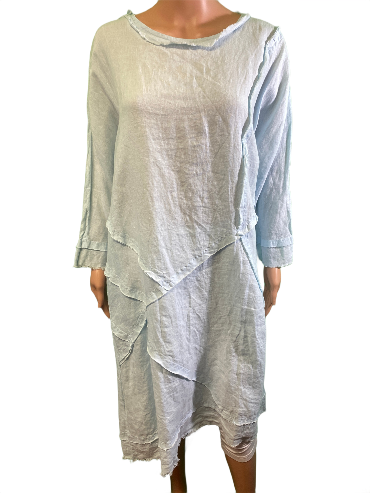 * Frayed Edge Detailed Tank - Match Point Dress