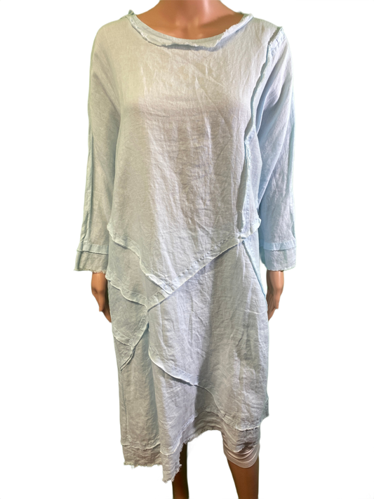 * Frayed Edge Detailed Tank - Match Point Dress