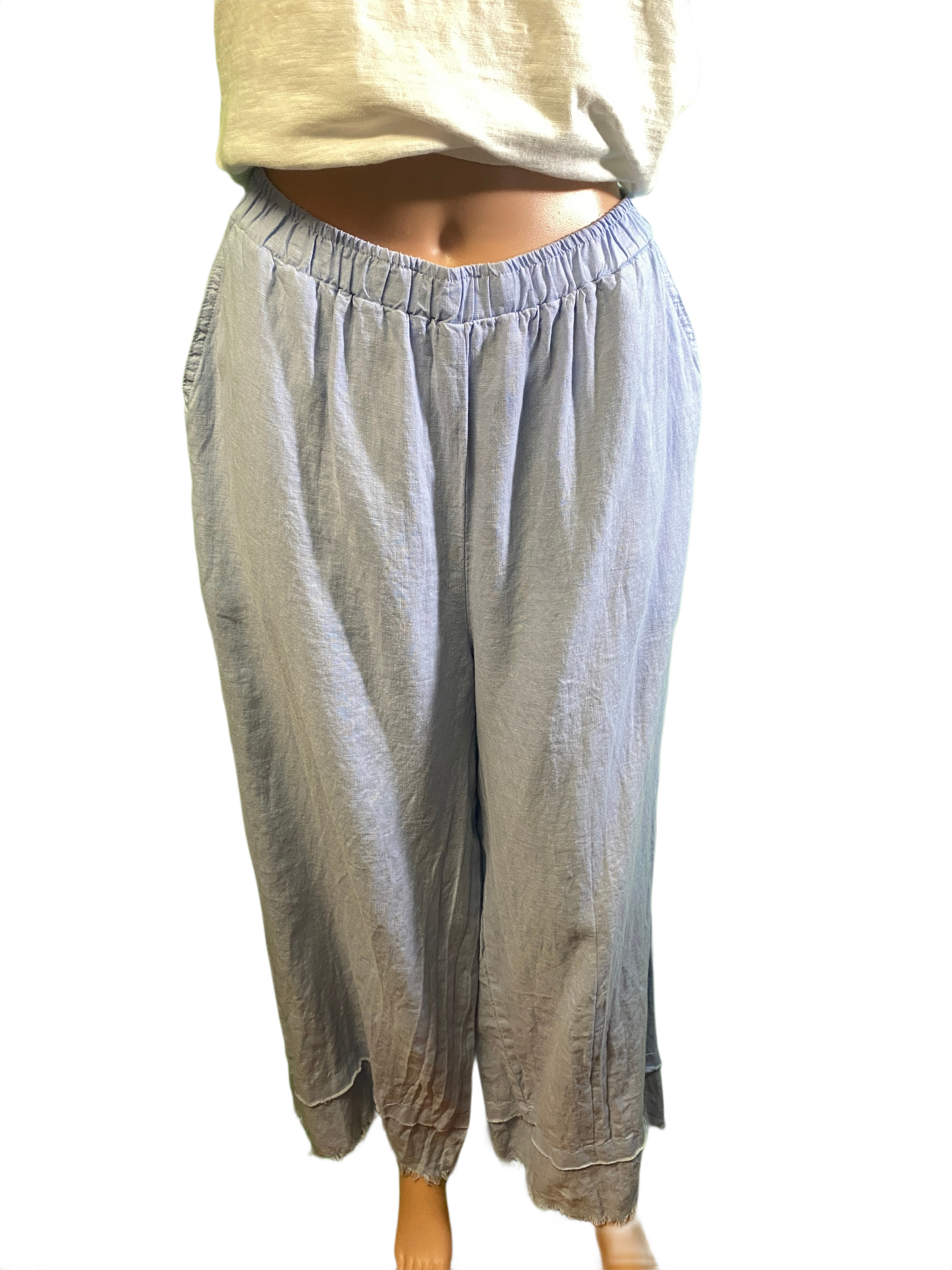 * Wide Leg Fringe - Match Point Pant