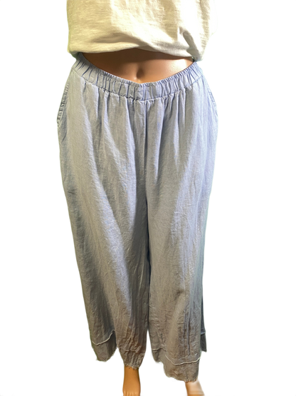 * Wide Leg Fringe - Match Point Pant