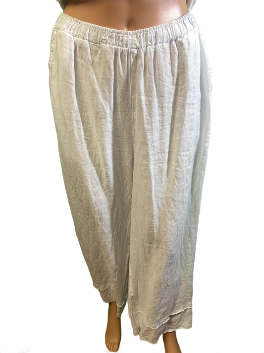 * Wide Leg Fringe - Match Point Pant
