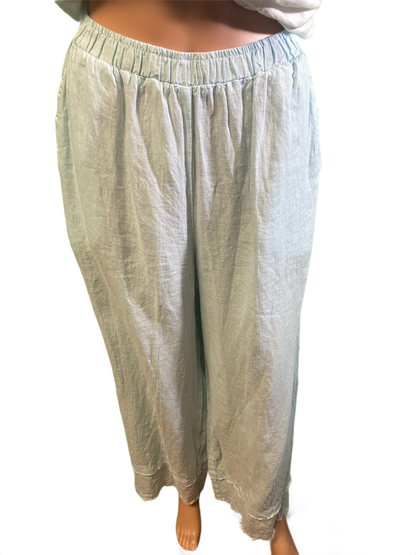 * Wide Leg Fringe - Match Point Pant