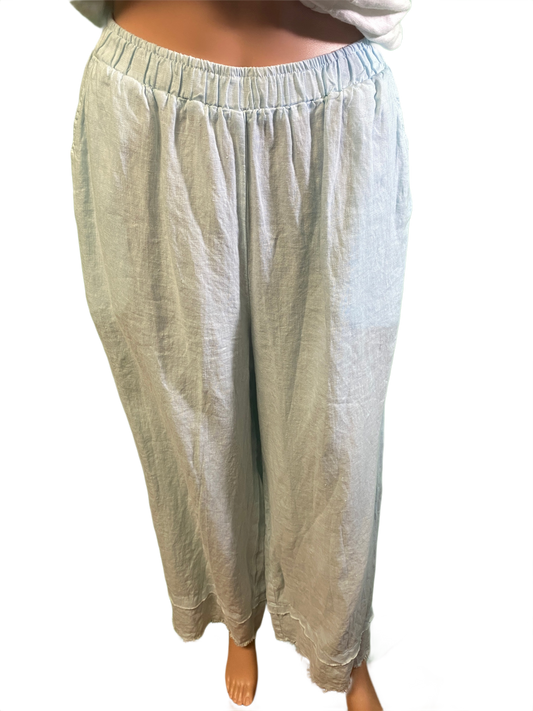 * Wide Leg Fringe - Match Point Pant