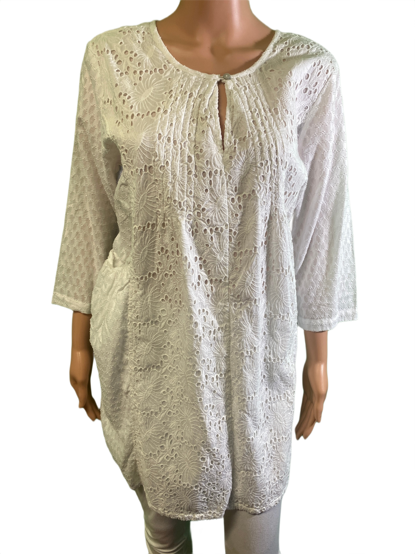 * Cotton Dobby & Shiffly - Paper Lace Top