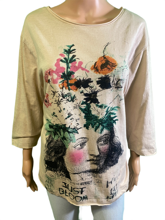 * Just Bloom Ladies Face - Paper Lace Top