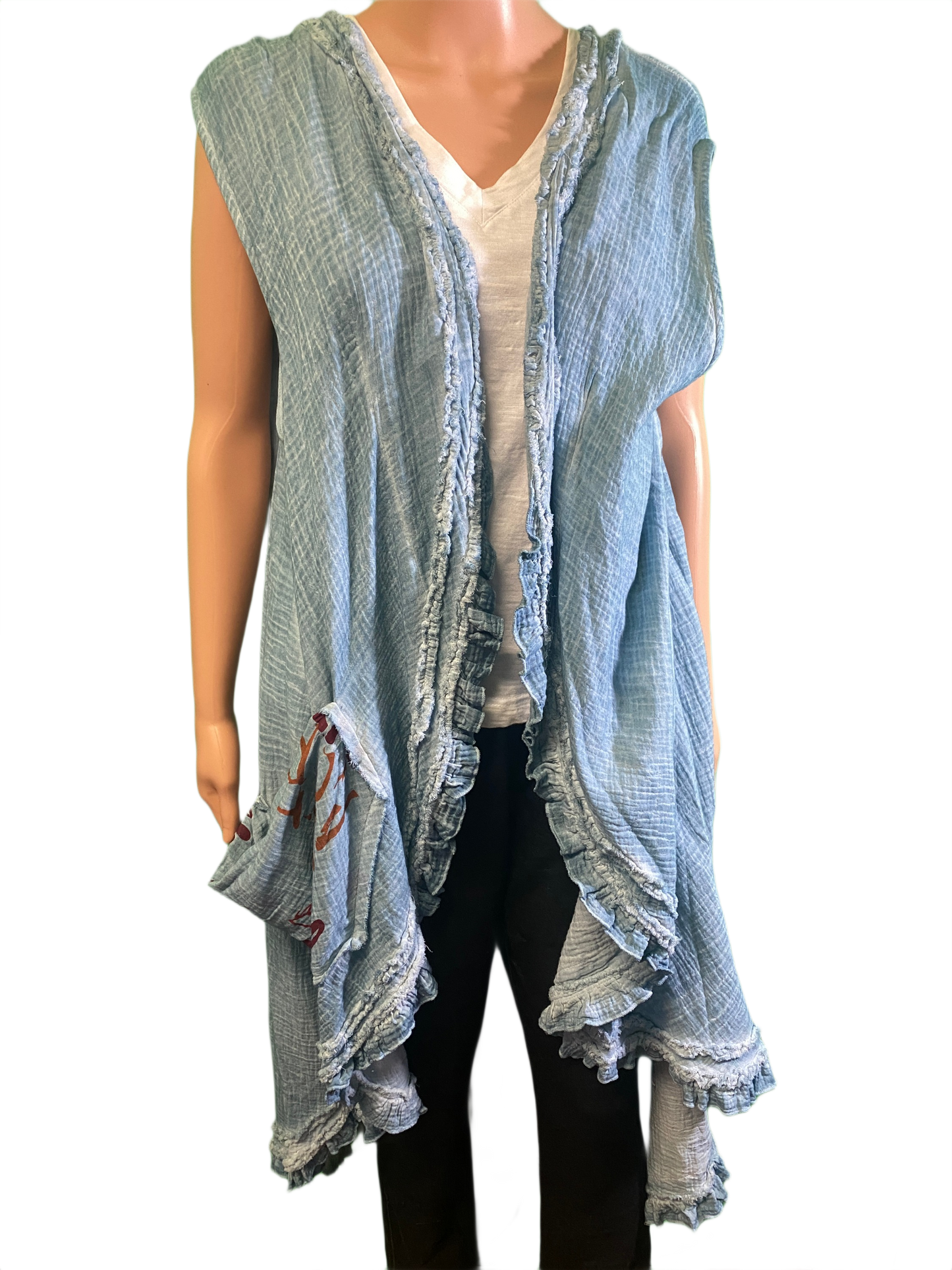* Vintage w/ Ruffles - Paper Lace Top