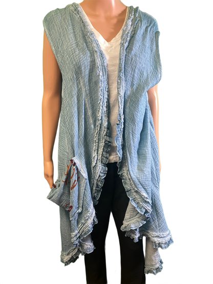 * Vintage w/ Ruffles - Paper Lace Top