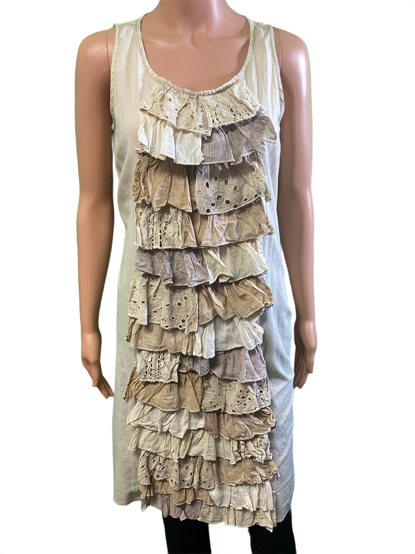 * Ruffle Tank - Paper Lace Dress