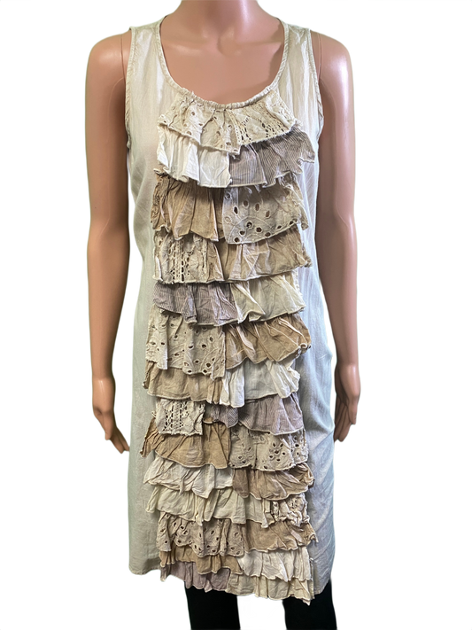 * Ruffle Tank - Paper Lace Dress