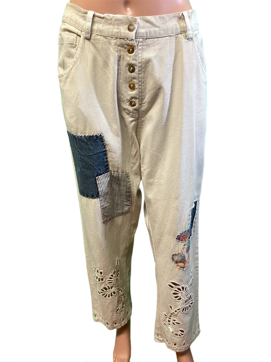 * Mushroom Patchwork - Paper Lace Pants