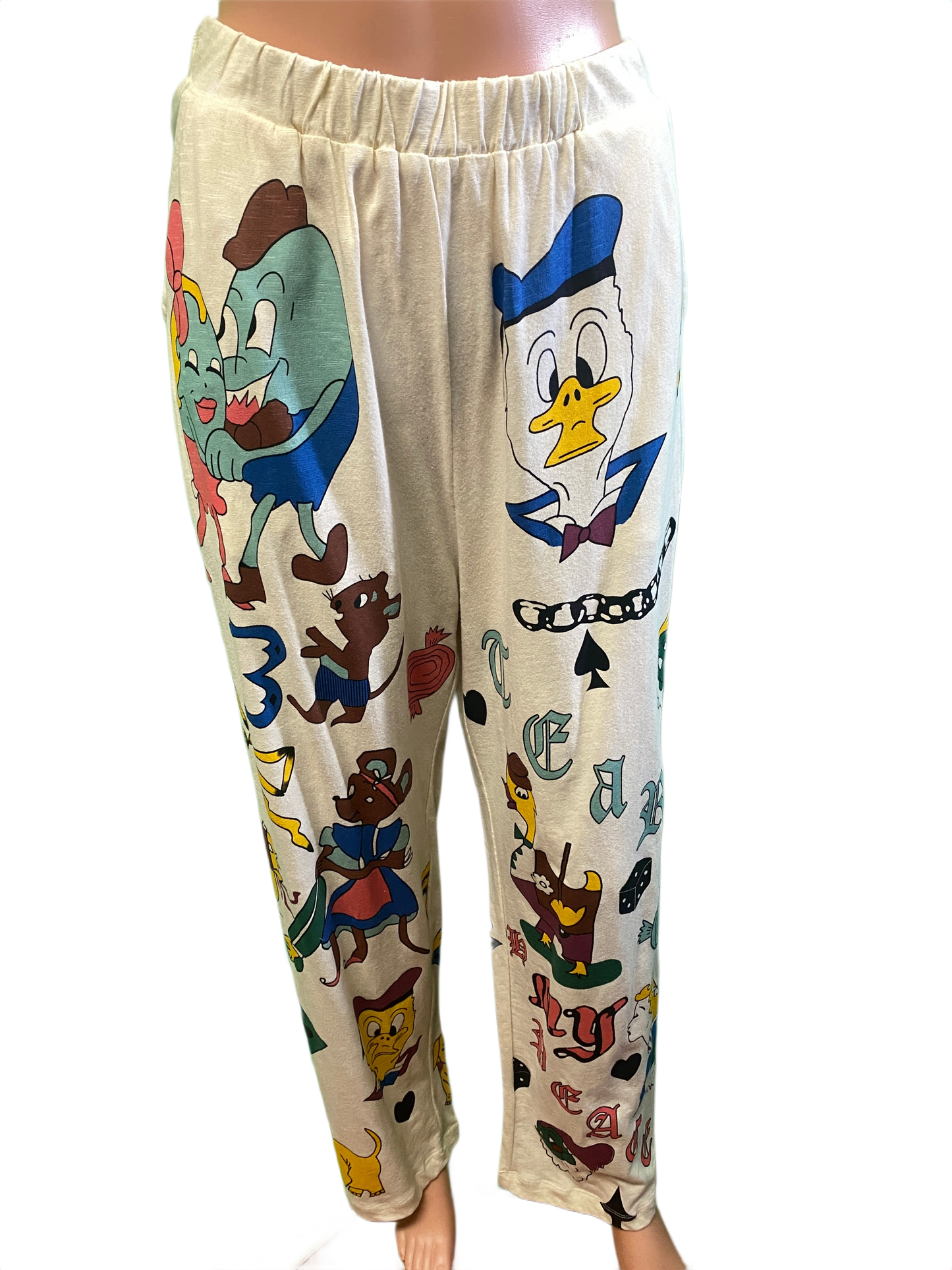 * Cartoon Pajama Inspired - Paper Lace Pants