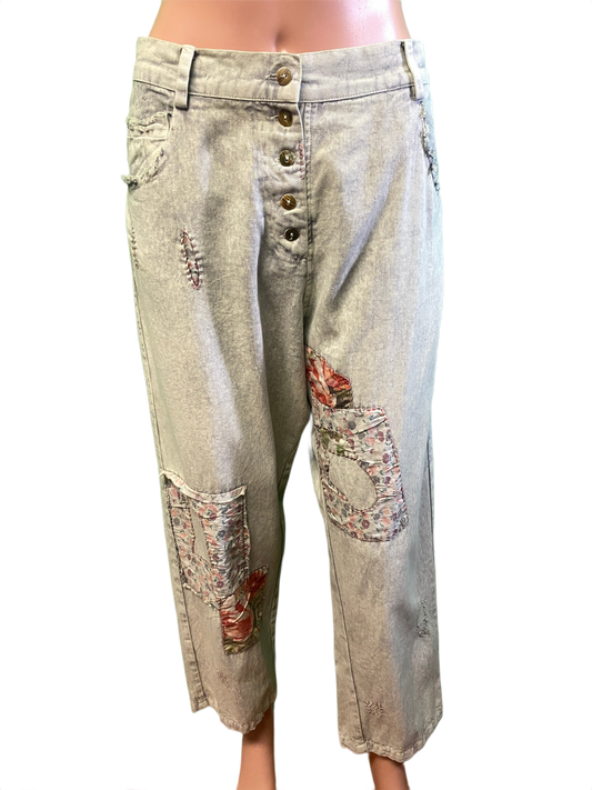 * Patchwork - Paper Lace Pants