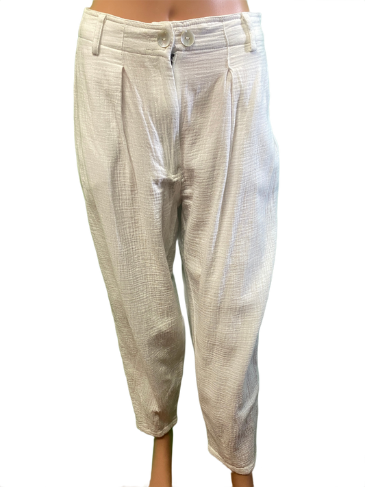 * Vintage Washed Gauze Ankle - Paper Lace Pants
