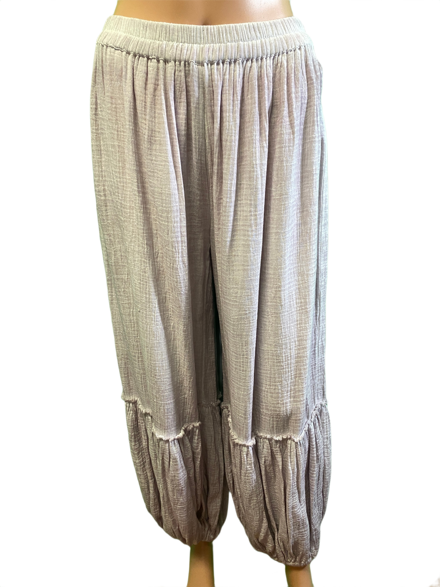 * Vintage Washed Balloon - Paper Lace Pants