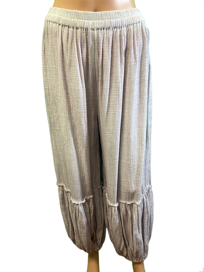* Vintage Washed Balloon - Paper Lace Pants