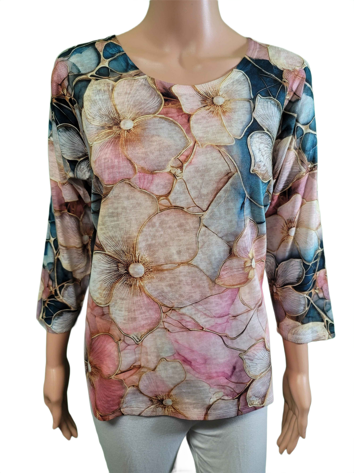 Fiona Morning Hibiscus - Et' Lois Top