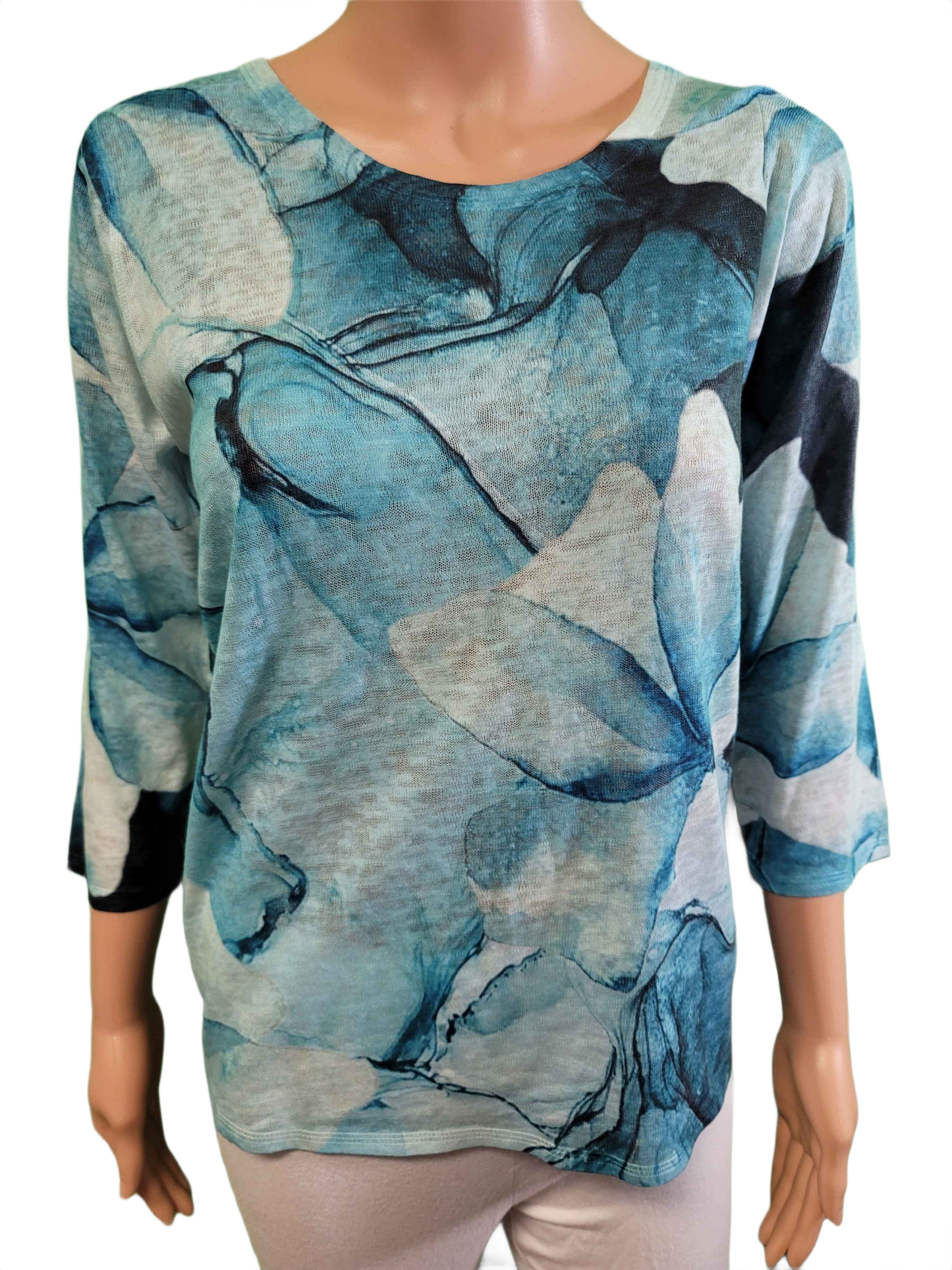 * Fiona Blue Leaves - Et' Lois Top