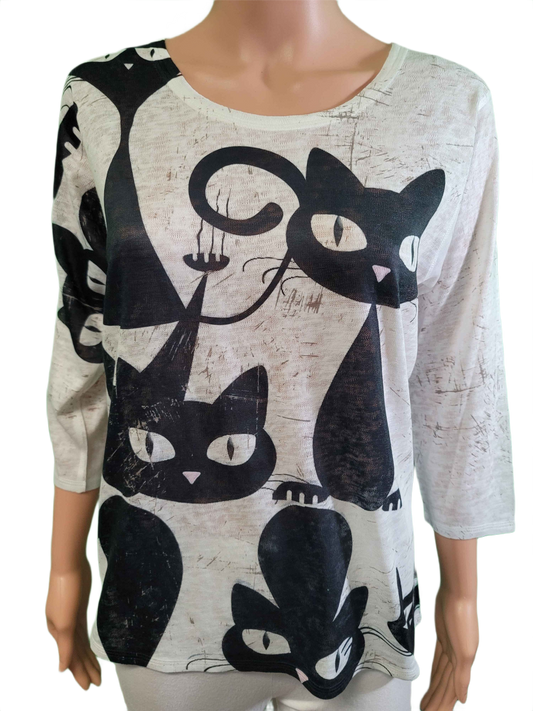 Fiona Cats Galore - Et' Lois Top