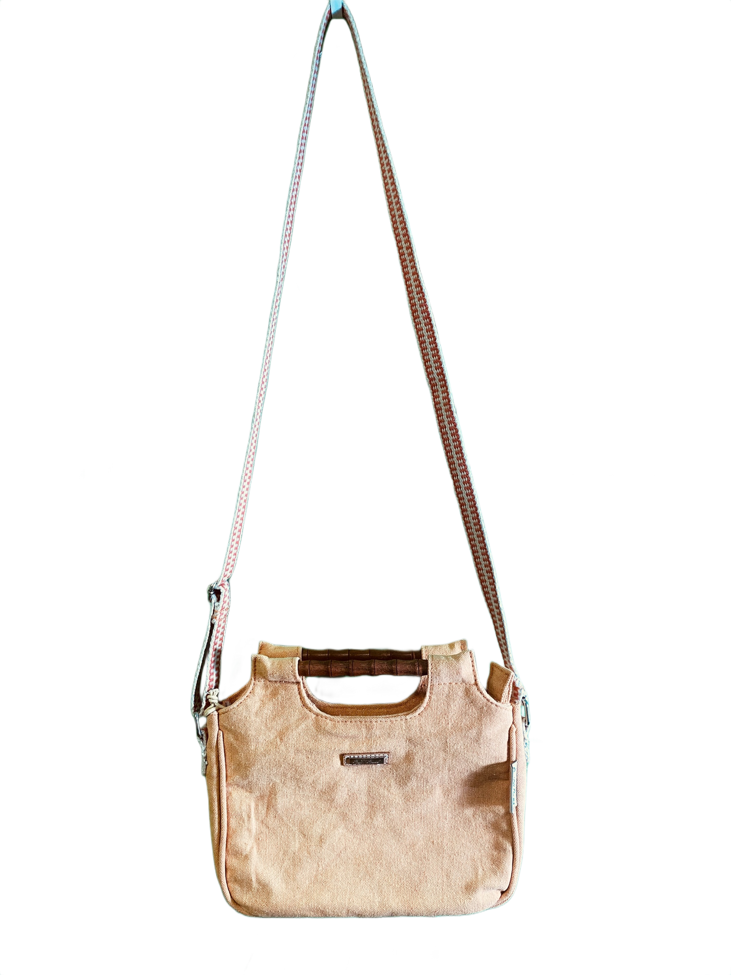 Distressed Canvas Crossbody - Sun 'N' Sand Handbag