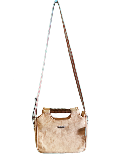 Distressed Canvas Crossbody - Sun 'N' Sand Handbag