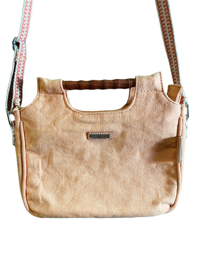 Distressed Canvas Crossbody - Sun 'N' Sand Handbag