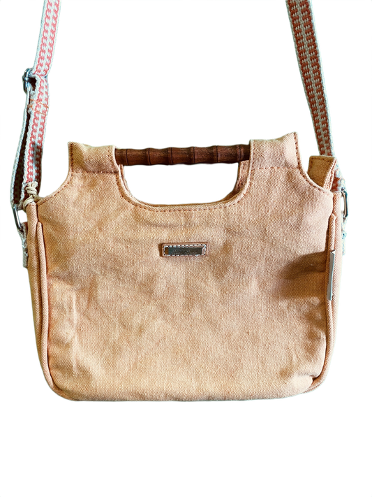 Distressed Canvas Crossbody - Sun 'N' Sand Handbag