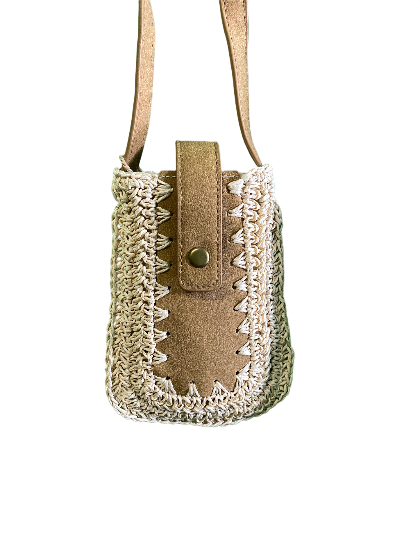 Straw Crossbody Phone Bag - Sun 'N' Sand Handbag