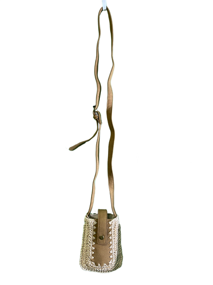 Straw Crossbody Phone Bag - Sun 'N' Sand Handbag