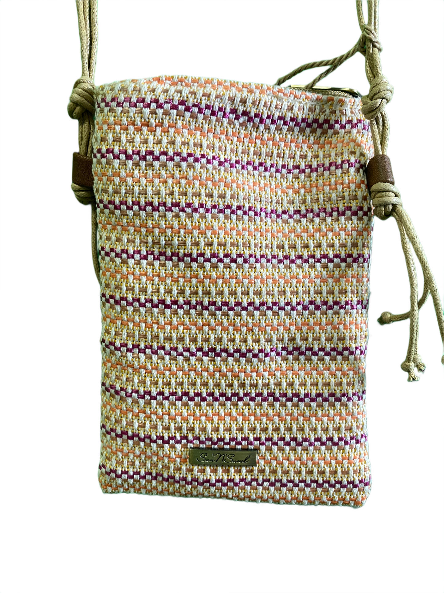 Poly Straw Crossbody - Sun 'N' Sand Handbag