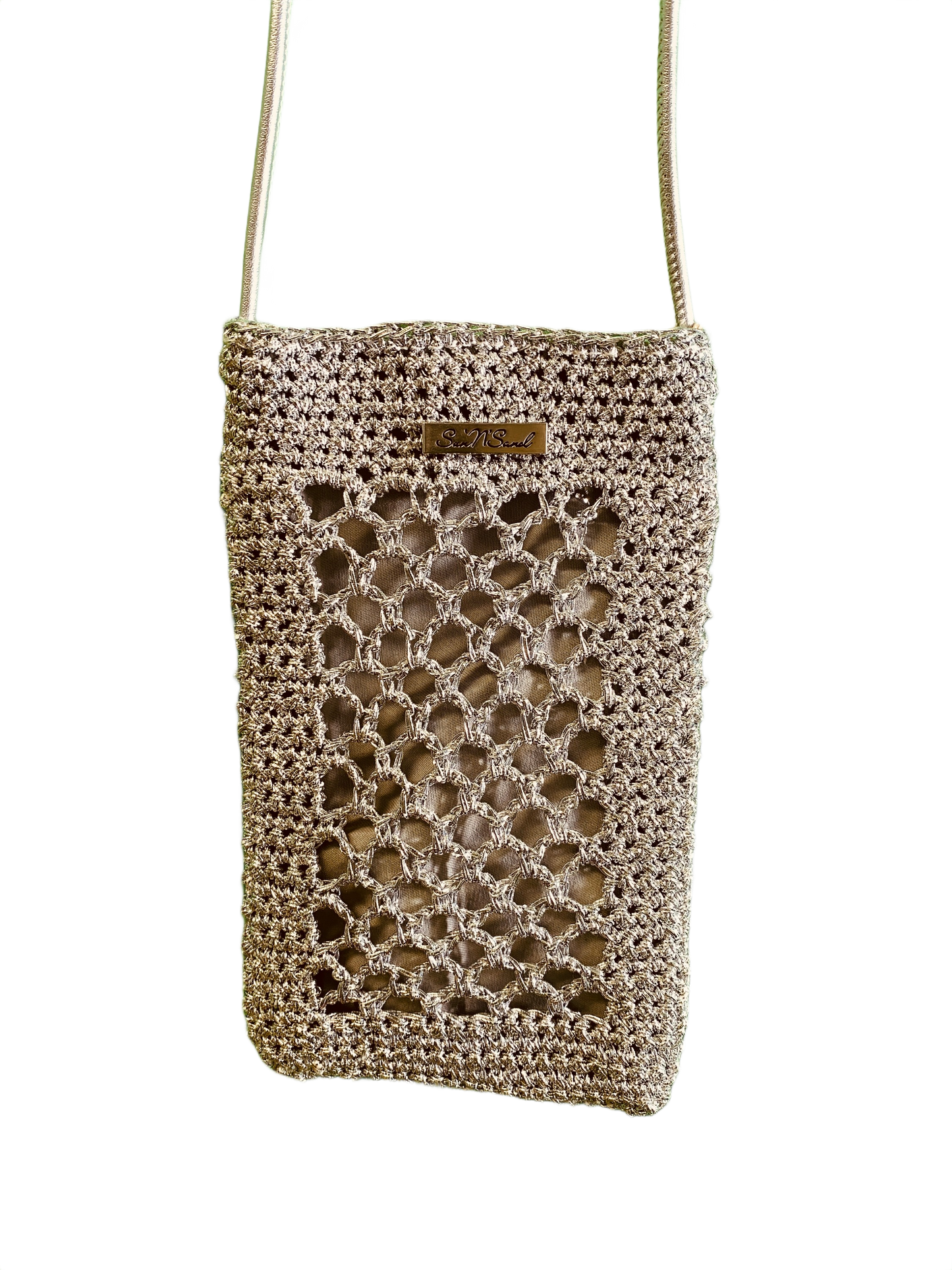 Sparkle Crossbody Phone Bag Adjustable - Sun'N'Sand Handbag