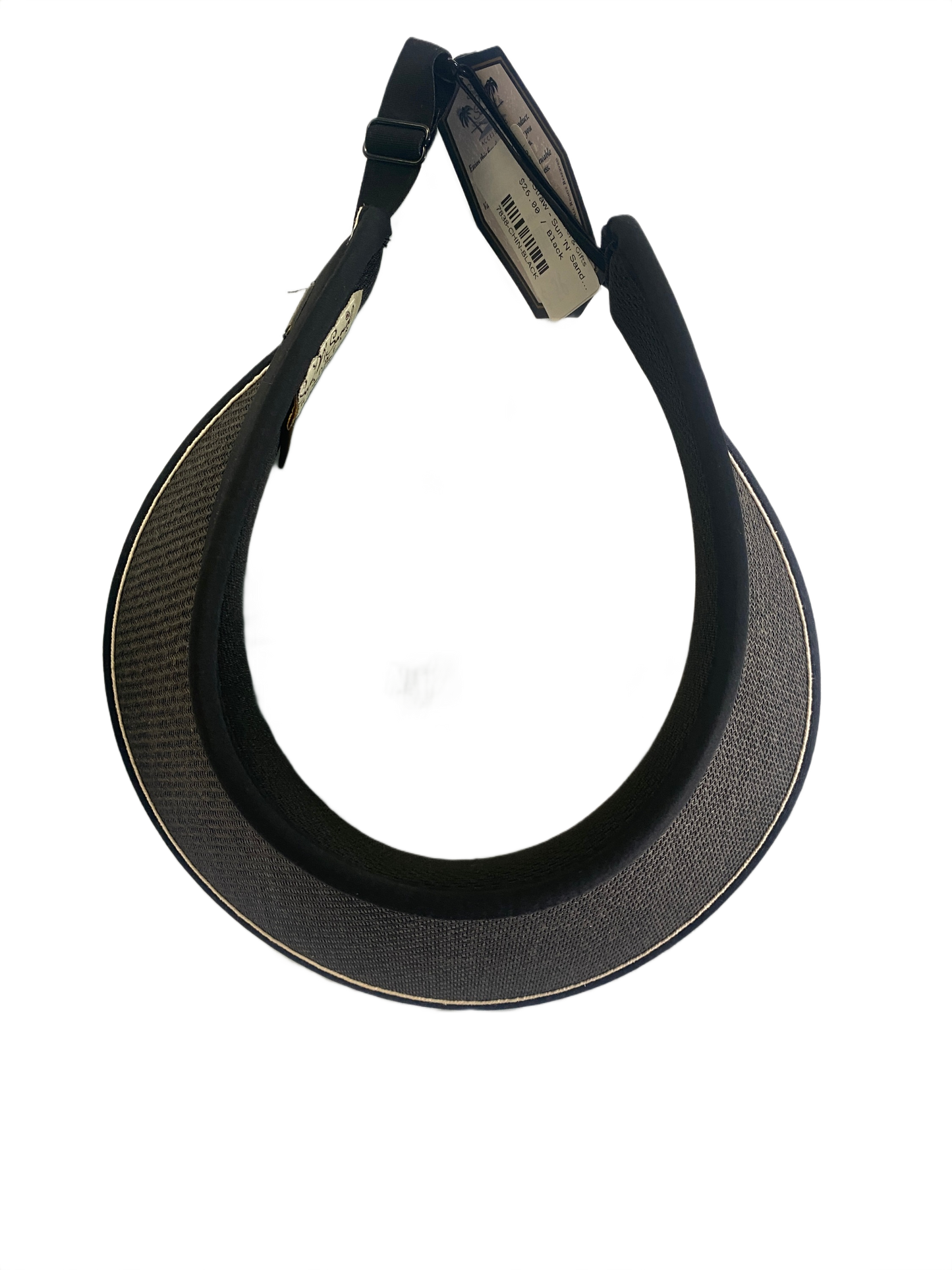 Chinlon Straw - Sun 'N' Sand Visor