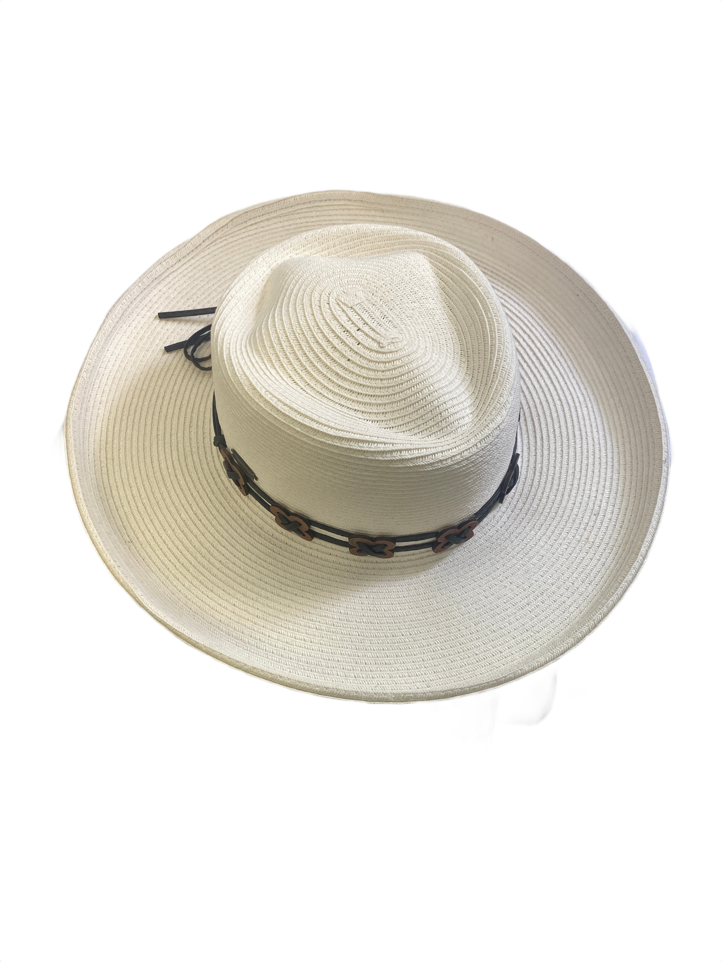 Gambler w/ Wood Bead Trim - Sun 'N' Sand Hat
