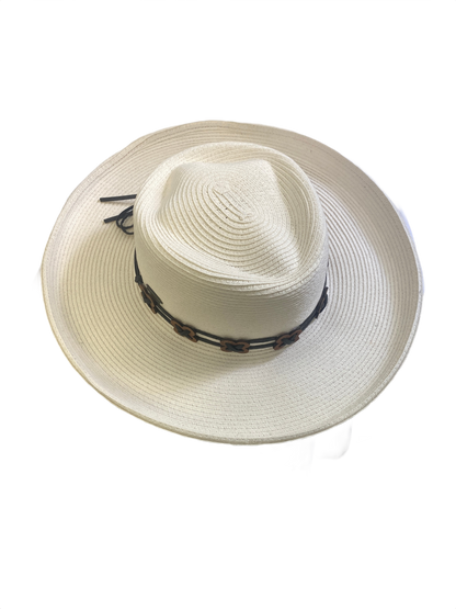 Gambler w/ Wood Bead Trim - Sun 'N' Sand Hat