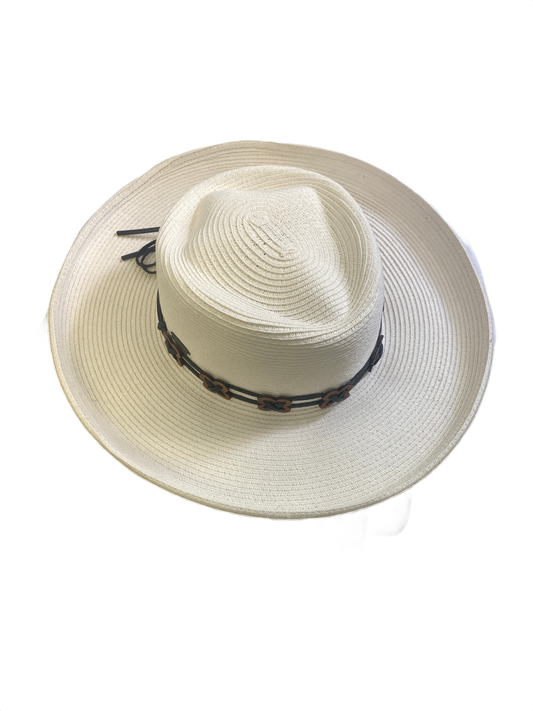 Gambler w/ Wood Bead Trim - Sun 'N' Sand Hat