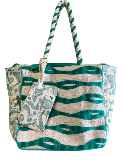 Canvas Oversized Sealife - Sun 'N' Sand Tote Bag