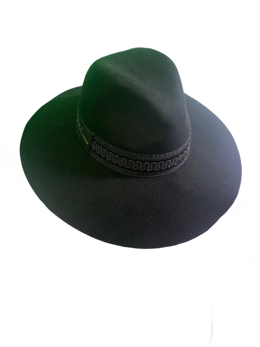 Felt Cowboy w/ Black Sequins - Sun 'N' Sand Hat