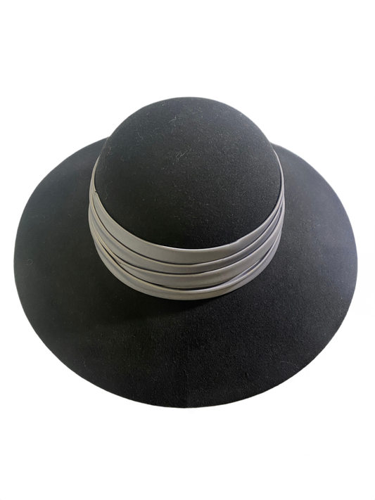 Wool Felt Floppy w/ Satin - Sun 'N' Sand