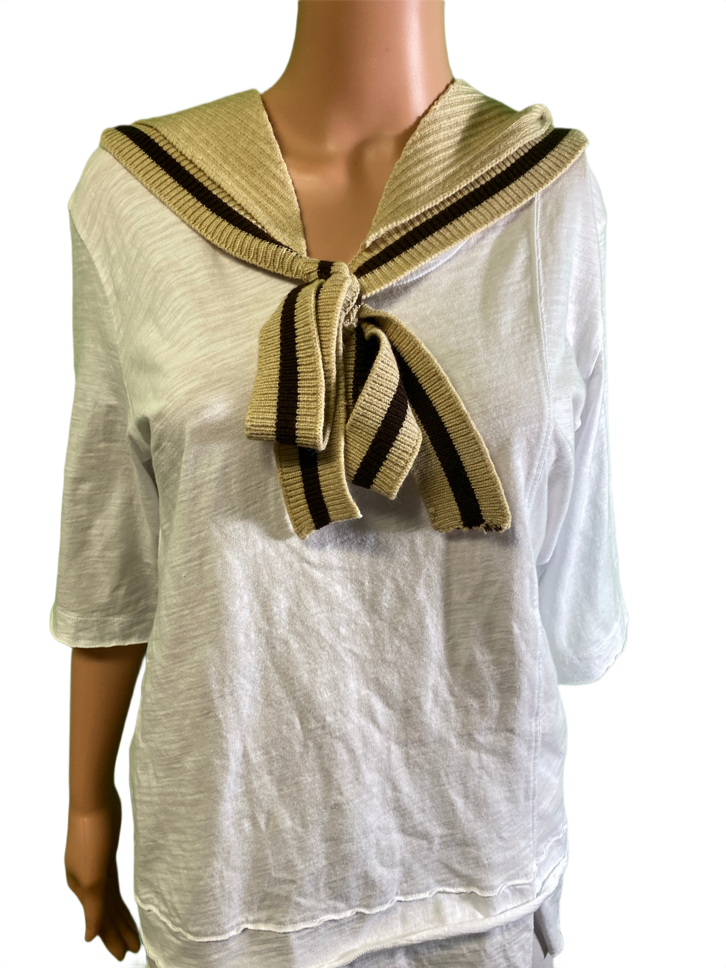 Stripe Knitted Knot - Accity Shawl