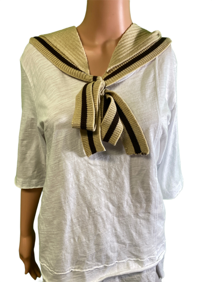 Stripe Knitted Knot - Accity Shawl