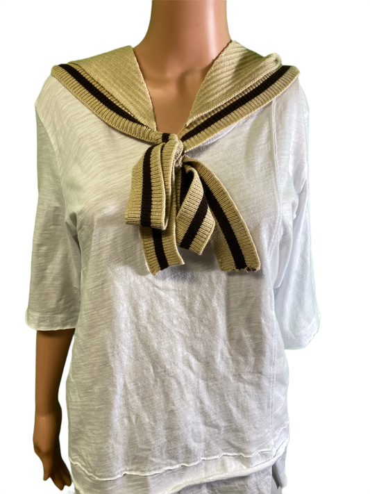 Stripe Knitted Knot - Accity Shawl