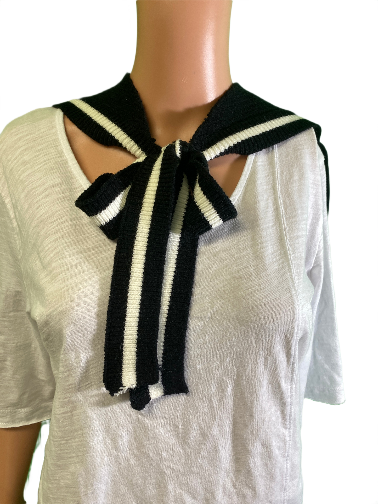 Stripe Knitted Knot - Accity Shawl