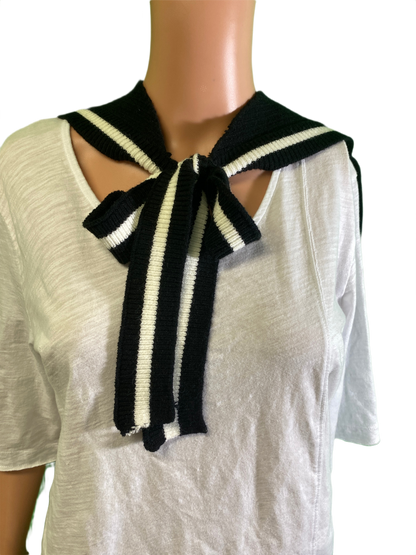Stripe Knitted Knot - Accity Shawl