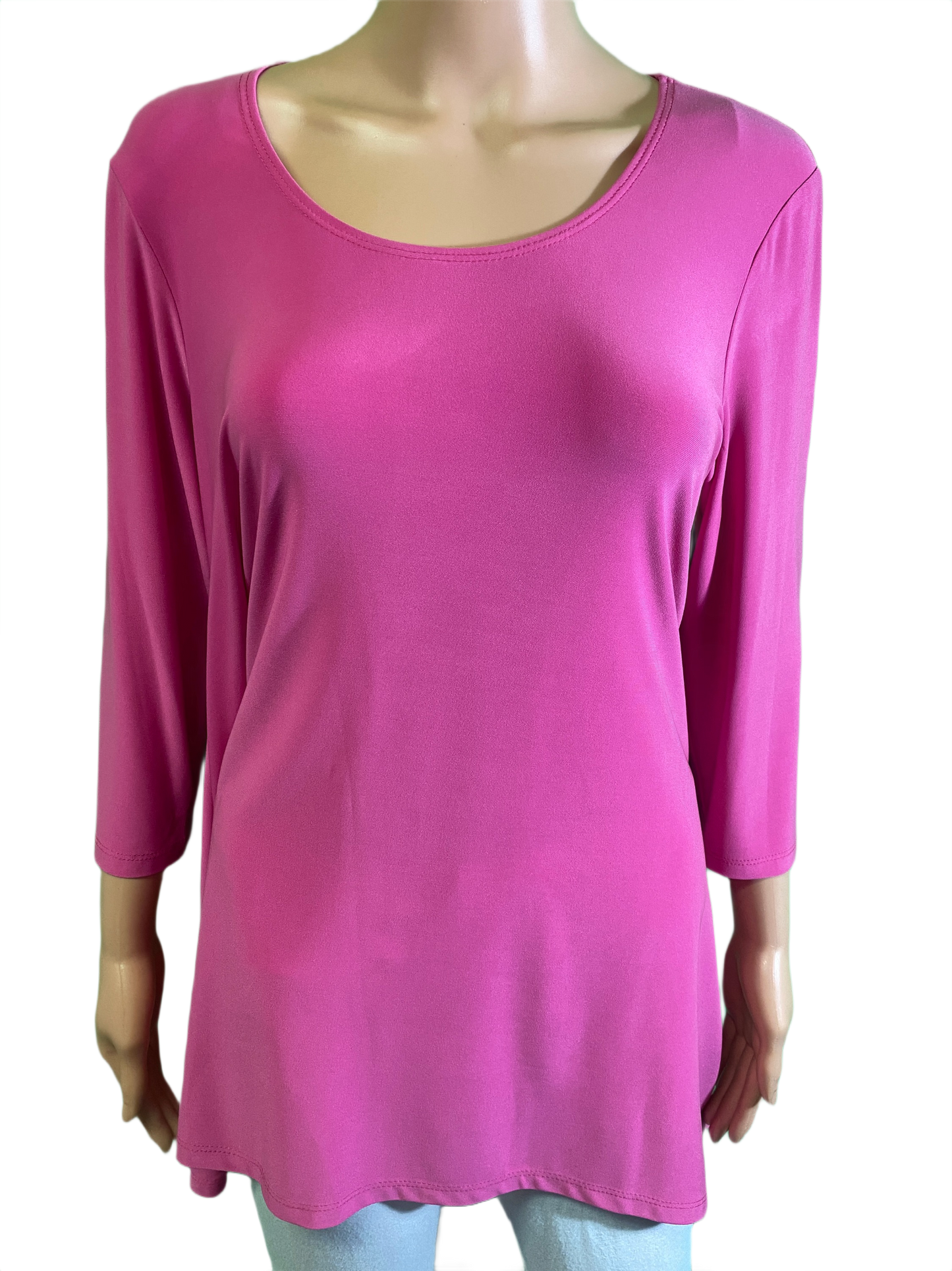 3/4 Scoop Neck - Y Not Top