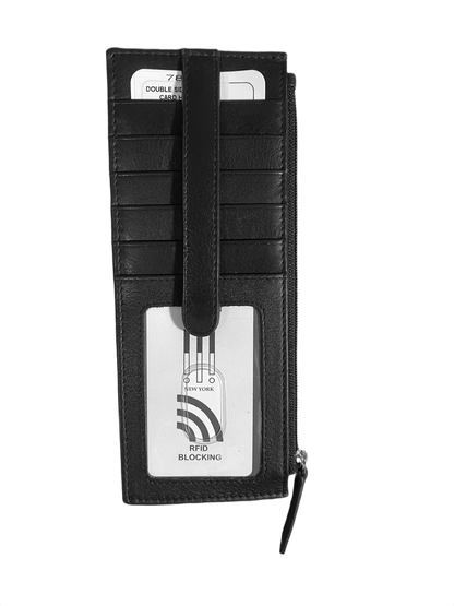 Double-Sided Long Credit Card Holder - ili New York Wallet