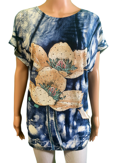 Short Sleeve w/ Flowers - Coronet Top