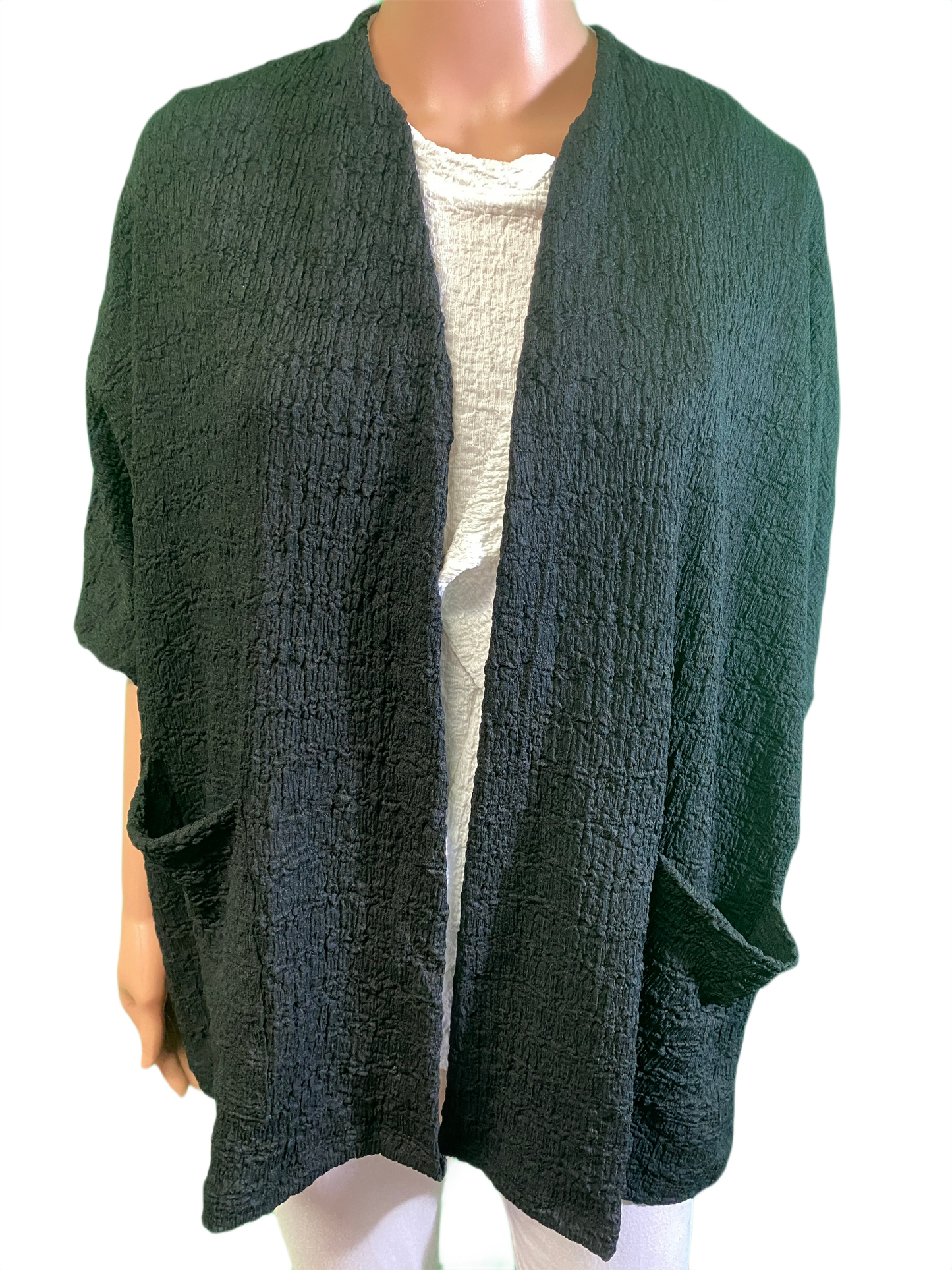 Dolman Sleeve Open Jacket - Inoah Top
