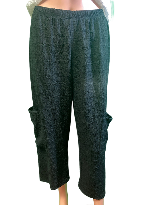 Loose Ankle Side Pocket Waffle - Inoah Pant
