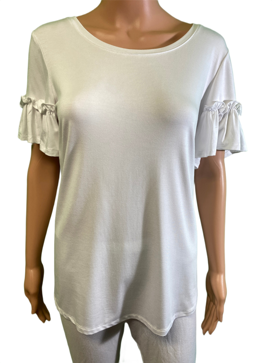 Frill Sleeves - Pure Essence Top