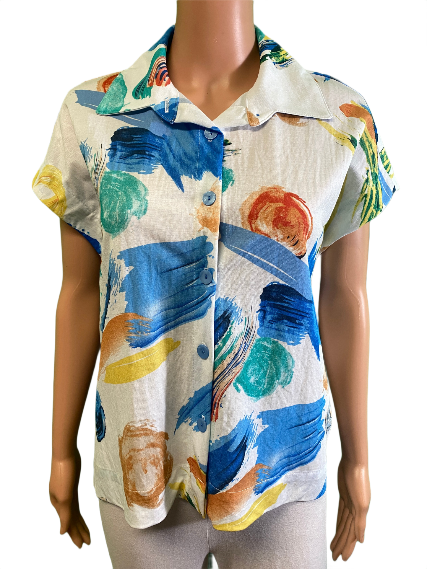 Multi Stroke Button-Up - Pure Essence Top