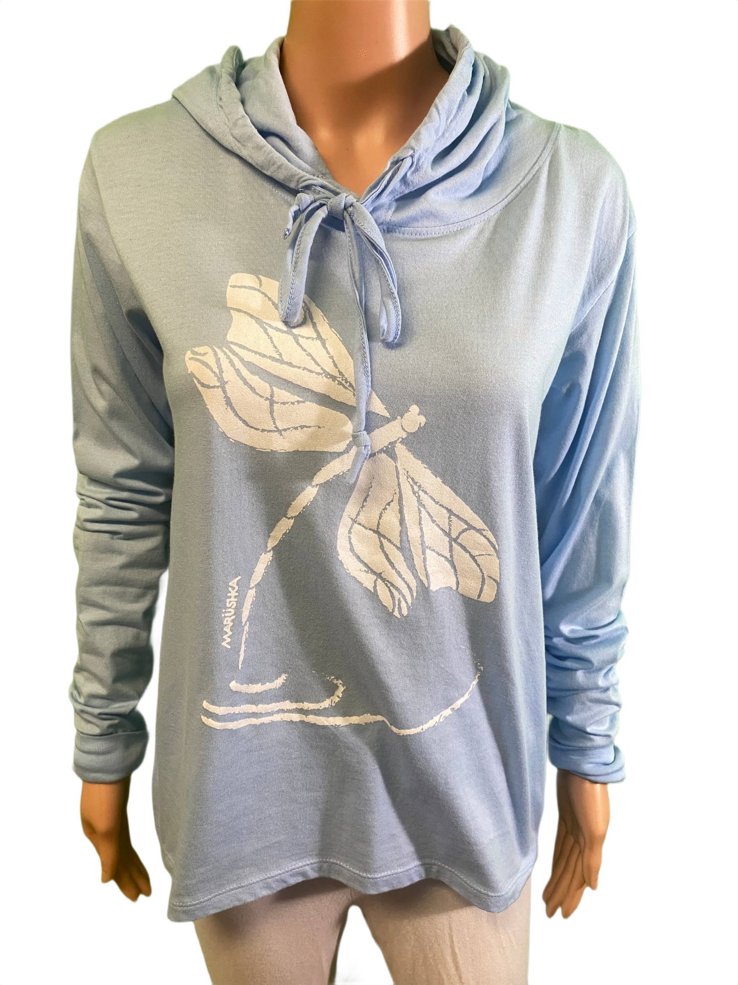 Dragonfly Long Sleeve Hooded - Marushka Sweatshirt
